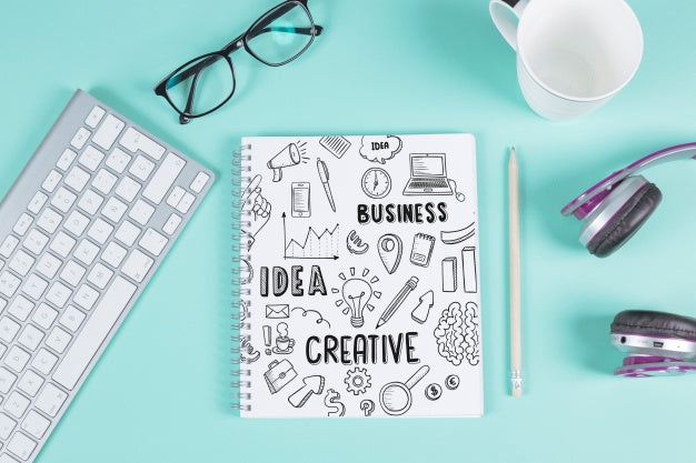 Creative Notepad Mockup Psd