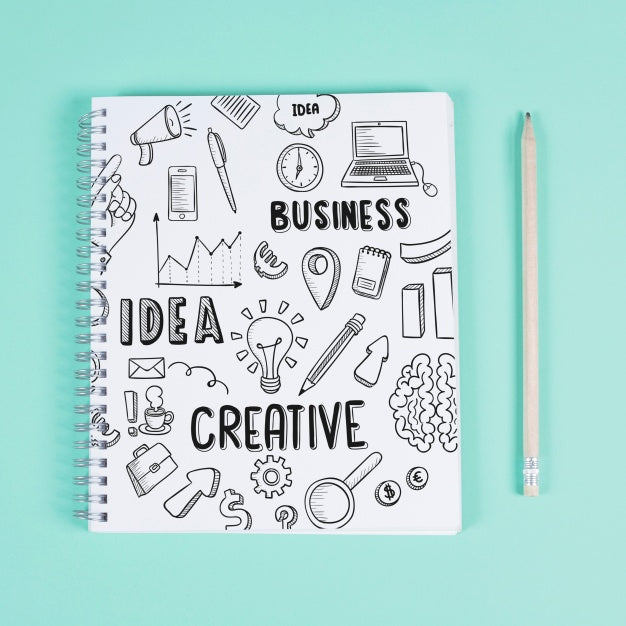 Creative Notepad Mockup Psd