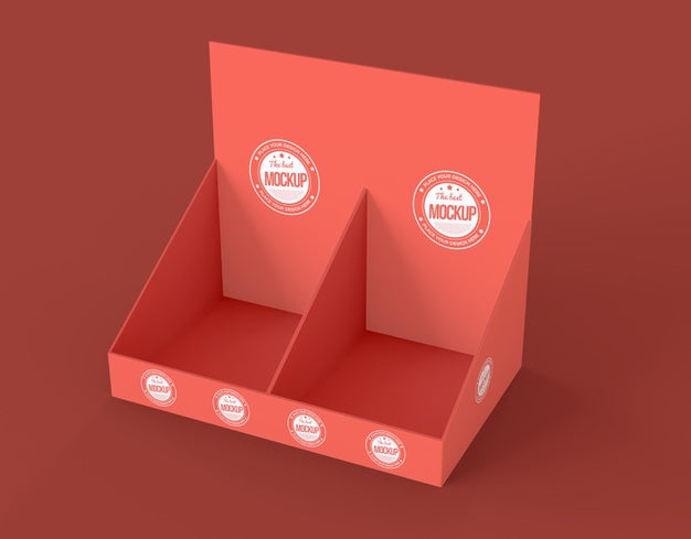 Creative Orange Exhibitor Mock-Up Psd