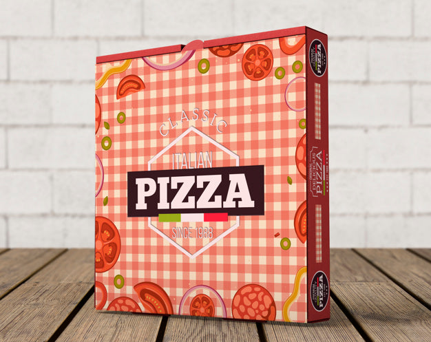 Creative Pizza Box Mockup Psd