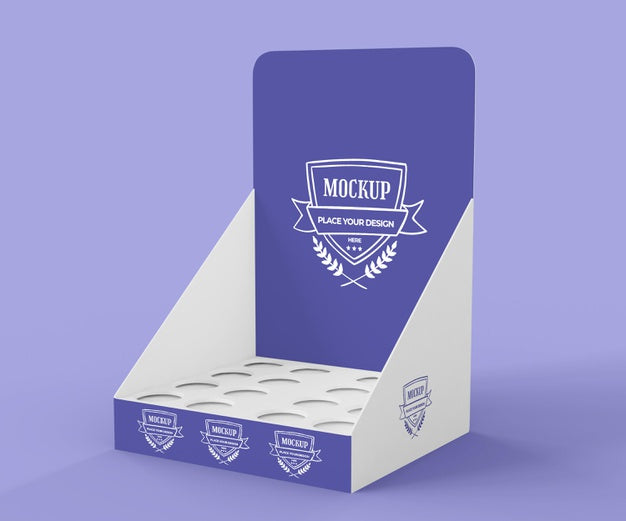 Creative Purple Exhibitor Mock-Up Psd