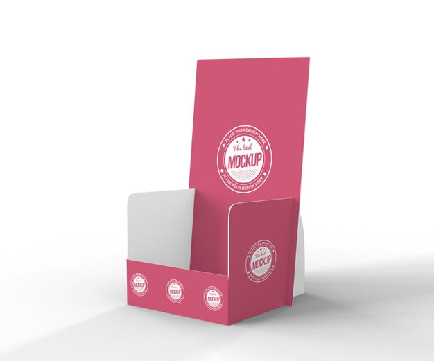 Creative Red Exhibitor Mock-Up Psd