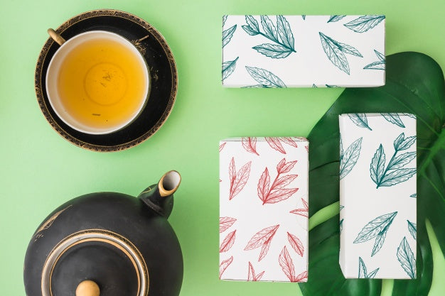 Creative Tea Mockup Psd