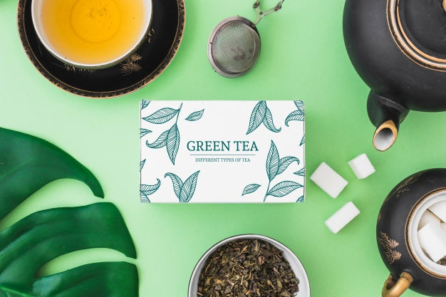 Creative Tea Mockup Psd