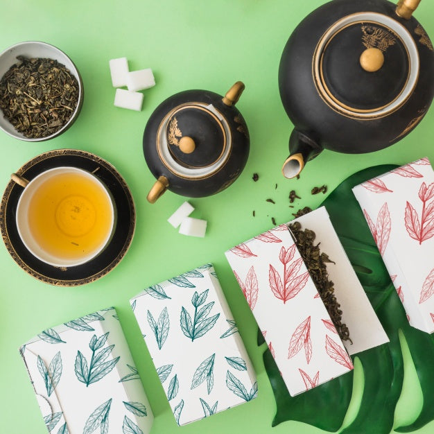 Creative Tea Mockup Psd