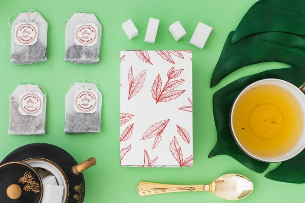 Creative Tea Mockup Psd