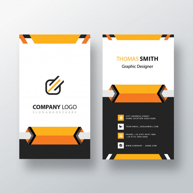 Creative Vertical Business Card Psd