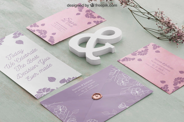 Creative Wedding Mockup Psd