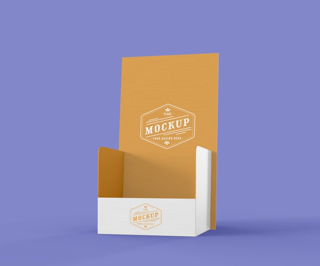 Creative Yellow Exhibitor Mock-Up Psd