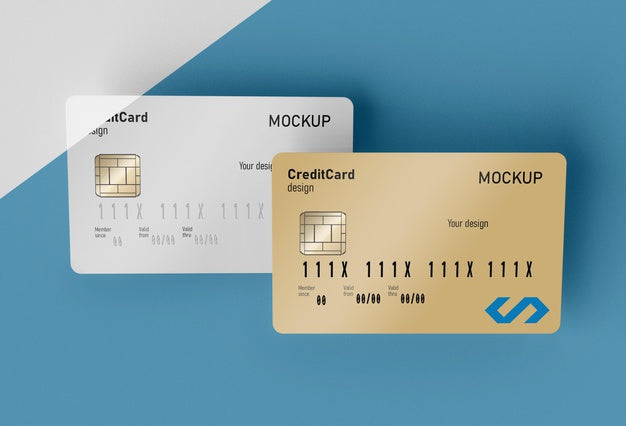 Credit Card Mockup Psd