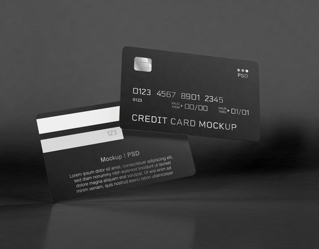 Credit Cards Mockup Psd