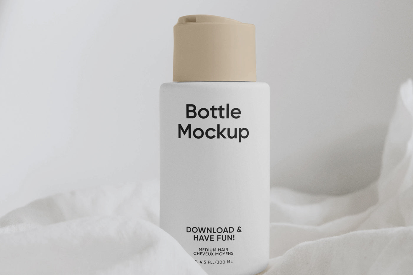 Creme Bottle Psd Mockup