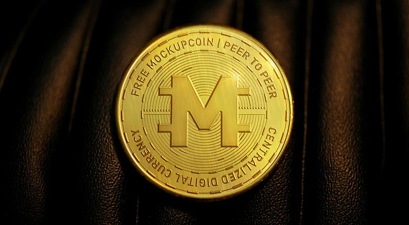 Crypto Currency Coin Mockup Psd