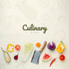 Culinary Lettering With Doodles And Veggies Psd