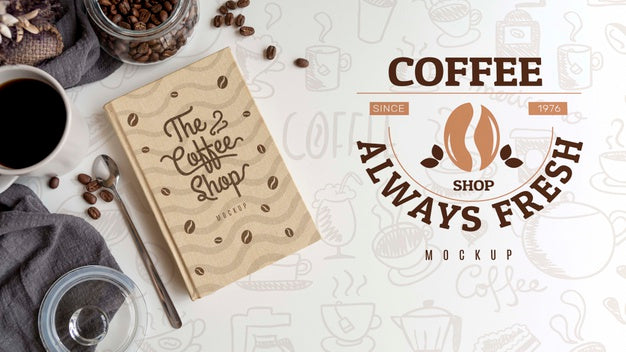 Cup Of Coffee With Agenda Beside Psd