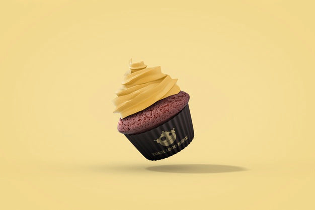Cupcake Branding Mockup Psd