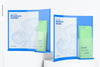 Curved Brochure Holders Mockup, On Surfaces Psd