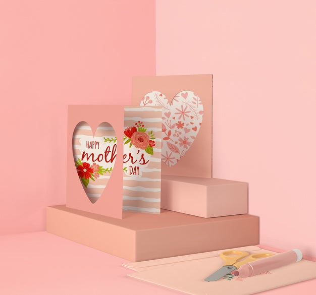Cute Arrangement For Mother'S Day Mock-Up Psd