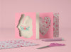 Cute Arrangement For Mother'S Day With Card Mock-Up Psd