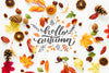 Cute Arrangement Of Dried Leaves Flat Lay Psd