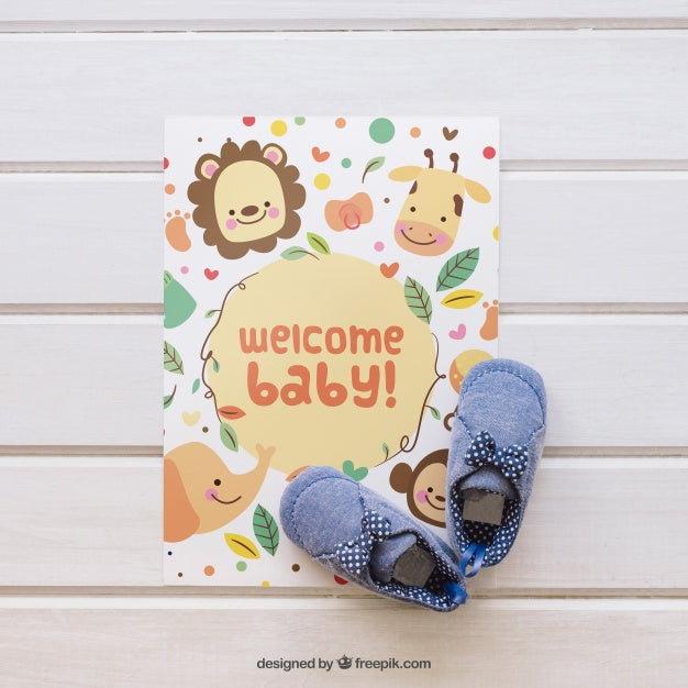 Cute Baby Mockup Psd