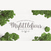 Cute Background With Green Leaves Psd