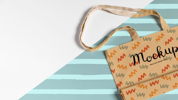 Cute Bag Concrpt Mock-Up Psd