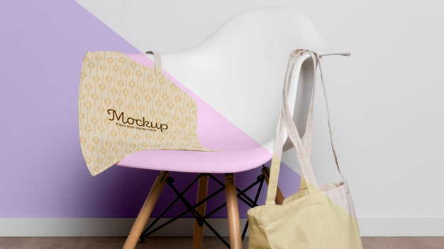 Cute Bag Concrpt Mock-Up Psd