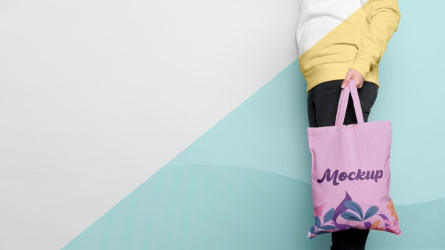 Cute Bag Concrpt Mock-Up Psd