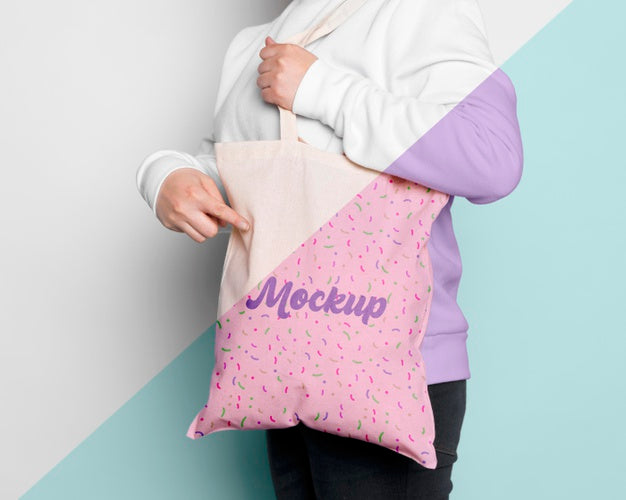 Cute Bag Concrpt Mock-Up Psd