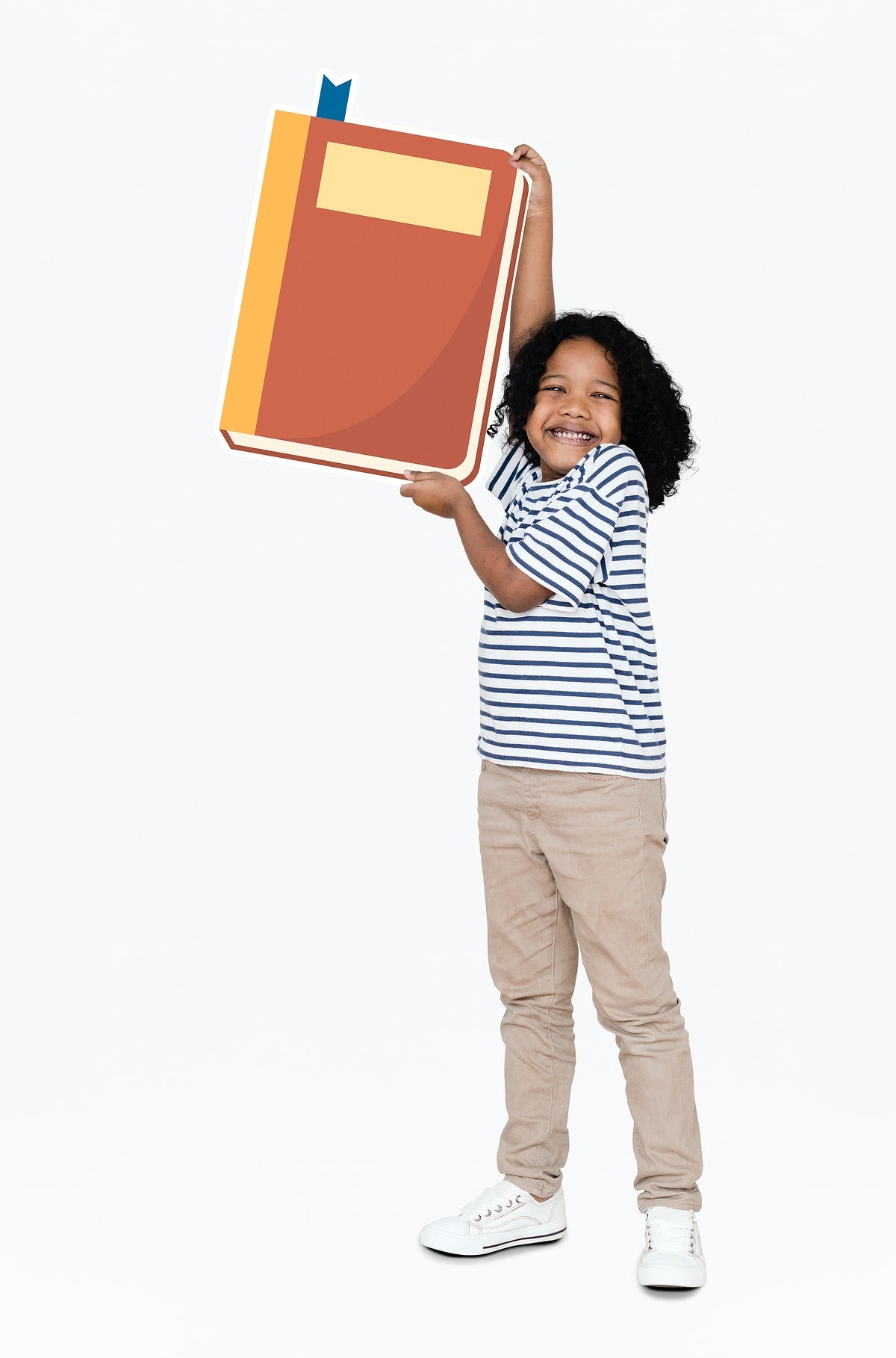 Cute Kid Holding A Book