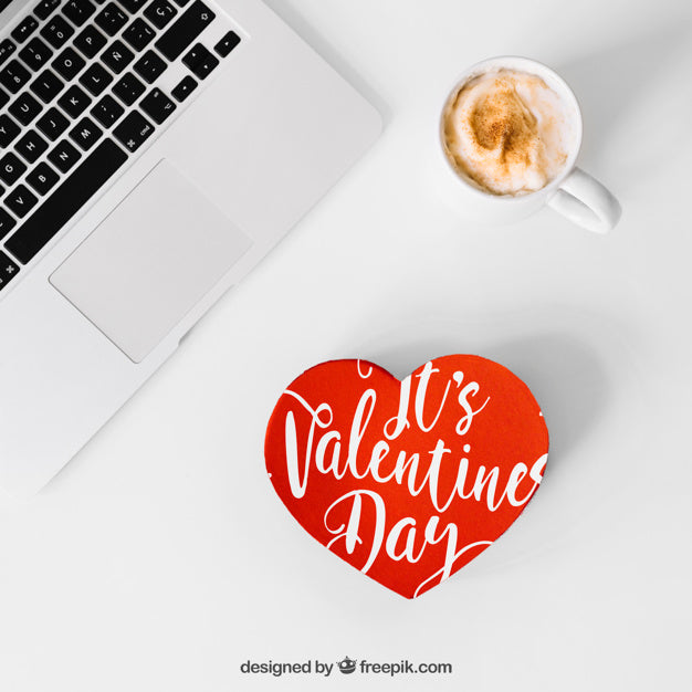 Cute Valentine Mockup Psd