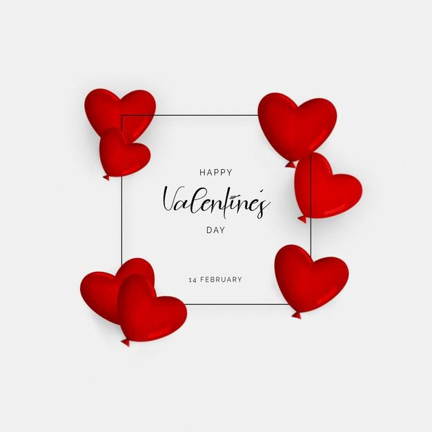 Cute Valentines Day Background With Hearts And Greeting Message Psd