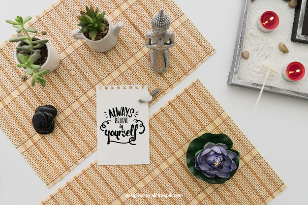 Cute Yoga Composition Psd