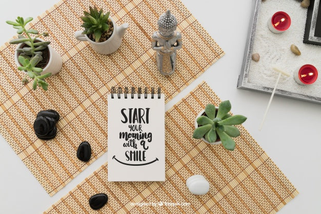 Cute Yoga Decoration Psd