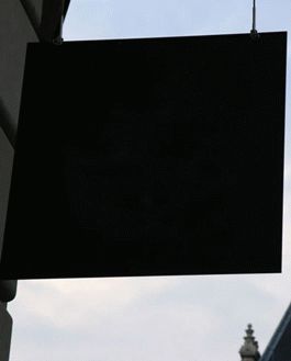 Cutout Wall Hanging Shop Sign Board Mockup Psd