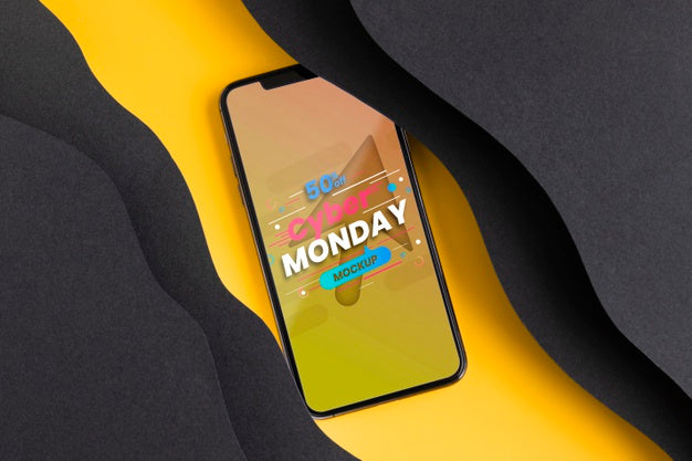 Cyber Monday Concept With Mock-Up Psd
