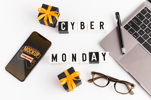 Cyber Monday Concept With Mock-Up Psd