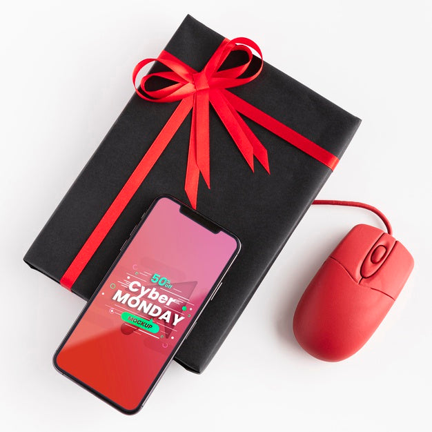 Cyber Monday Concept With Mock-Up Psd