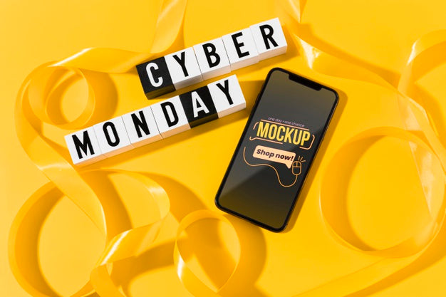 Cyber Monday Concept With Mock-Up Psd