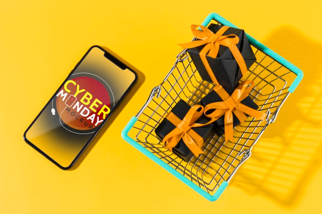 Cyber Monday Concept With Mock-Up Psd