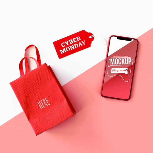 Cyber Monday Promotion Mock-Up Psd