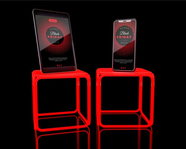 Cyber Sales On Black Friday Day Psd