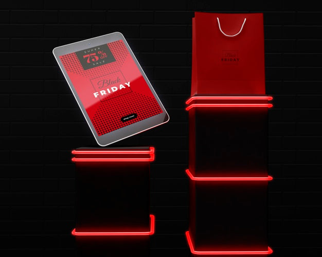 Cyber Shoppings On Black Friday Psd