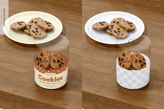 Cylinder Pvc Mockup, Top View Psd