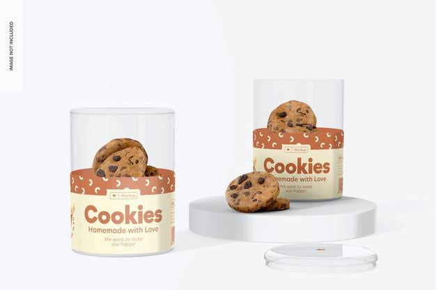 Cylinders Pvc Mockup Psd