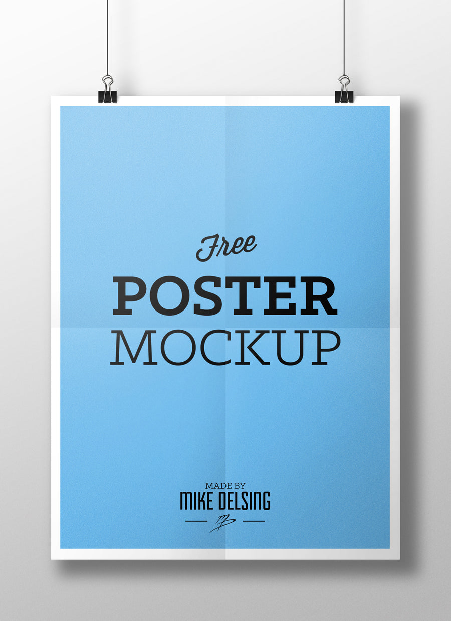 Clean Poster or Flyer Design Mockup