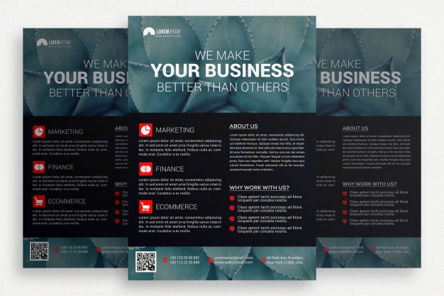 Dark Business Brochure Psd