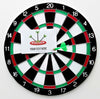 Darts Game With Card Mock-Up And Green Arrow Psd