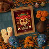 Day Of Dead Traditional Mexican Mock-Ups High View Psd